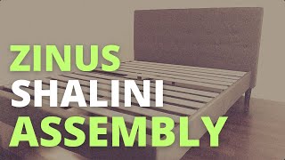 ZINUS Shalini Upholstered Platform Frame Assembly | Zinus Shalini Bed Zinus Bed Frame Assembly Queen