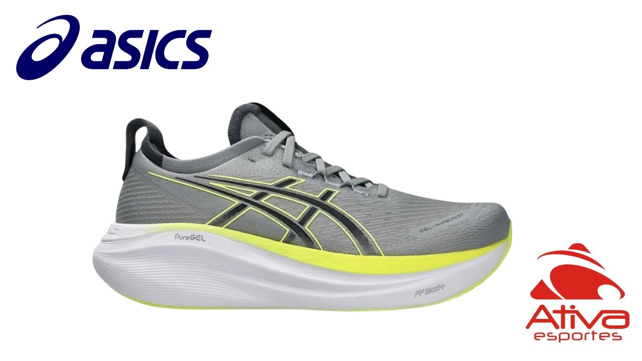 Tênis Asics Gel Nimbus 27 Masculino 1011B958-022 - Ativa Esportes