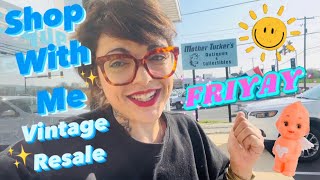 “I Love Fridays” | SHOP WITH ME | VINTAGE RESALE | ANTIQUE MALL FINDS | KITSCH HAUL | WHATNOT | MCM