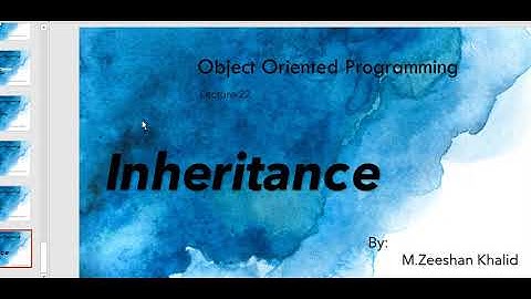 Inheritance in C++ | Protected Access specifier | OOP | Lec#22 | M.Zeeshan Khalid | IT series| Urdu