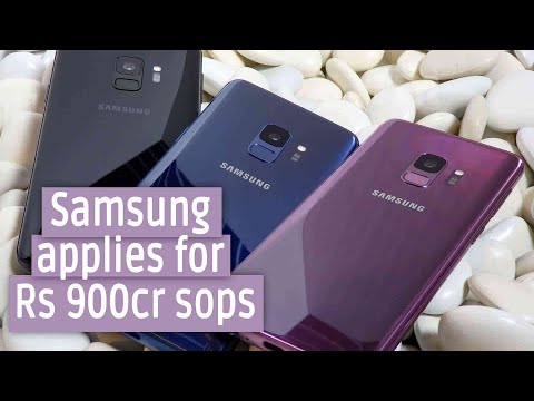 Samsung applies for Rs 900cr sops