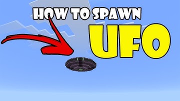 HOW TO SPAWN UFO | Minecraft PE 0.16.0 Alien Invasion Add on + Tutorial