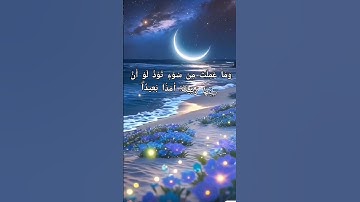 "يوم تجد كل نفس ما عملت من خير محضرا – سورة آل عمران"