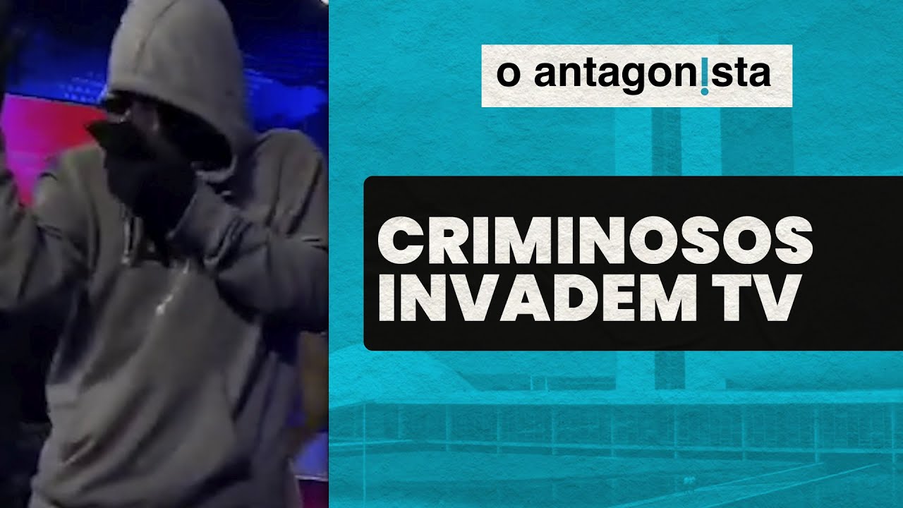 Transmissão ao vivo da emissora de televisão equatoriana TC é interrompida por criminosos