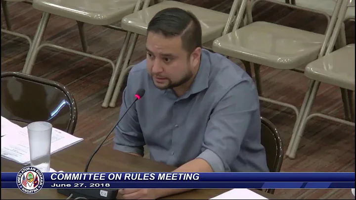 Committee On Rules Meeting - June 27. 2018