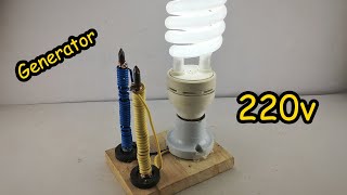 Amazing Electric Free Energy Generator Using Nail With Magnet 100%