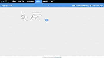 fundraiseIT Reports Order Status