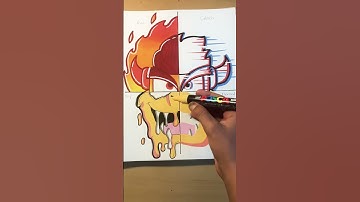 Drawing Bowser, but in 4 different styles Final (#shorts)