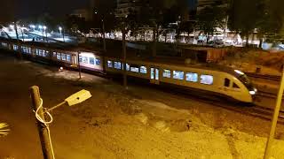 Double Desiro departing from Athens Central