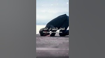 ( تتجافى جنوبهم عن المضاجع يدعون ربهم خوفا وطمعا يدعون ربهم خوفا وطمعا ) تلاوة للقارئ شريف مصطفى