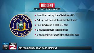 Alleged road rage incident in Otsego Co. involving UPS Driver