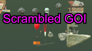 Getting over it but the map is scrambled