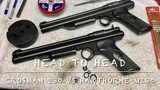 Head to head challenge Crosman 130 vs. Hawthorne M130