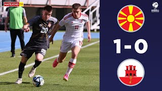 Macedonia U21 1-0 Gibraltar U21 | Extended Highlights and Goals | EURO 2025 Under 21 Qualifications