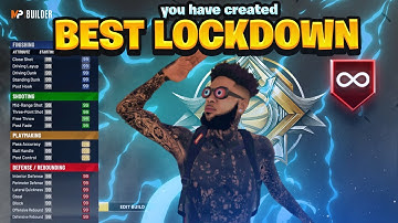 *NEW* GAMEBREAKING BEST LOCKDOWN BUILD IS COMP 82 BADGES NBA 2K22 NEXT GEN