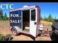 2021 SOLAR powered 5x8 Converted Cargo Trailer Camper for sale! 6-26-21