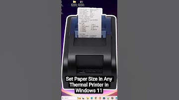 Set Paper Size in Any Thermal Printer in Windows 11 | How to Set Paper Size of Thermal Printer