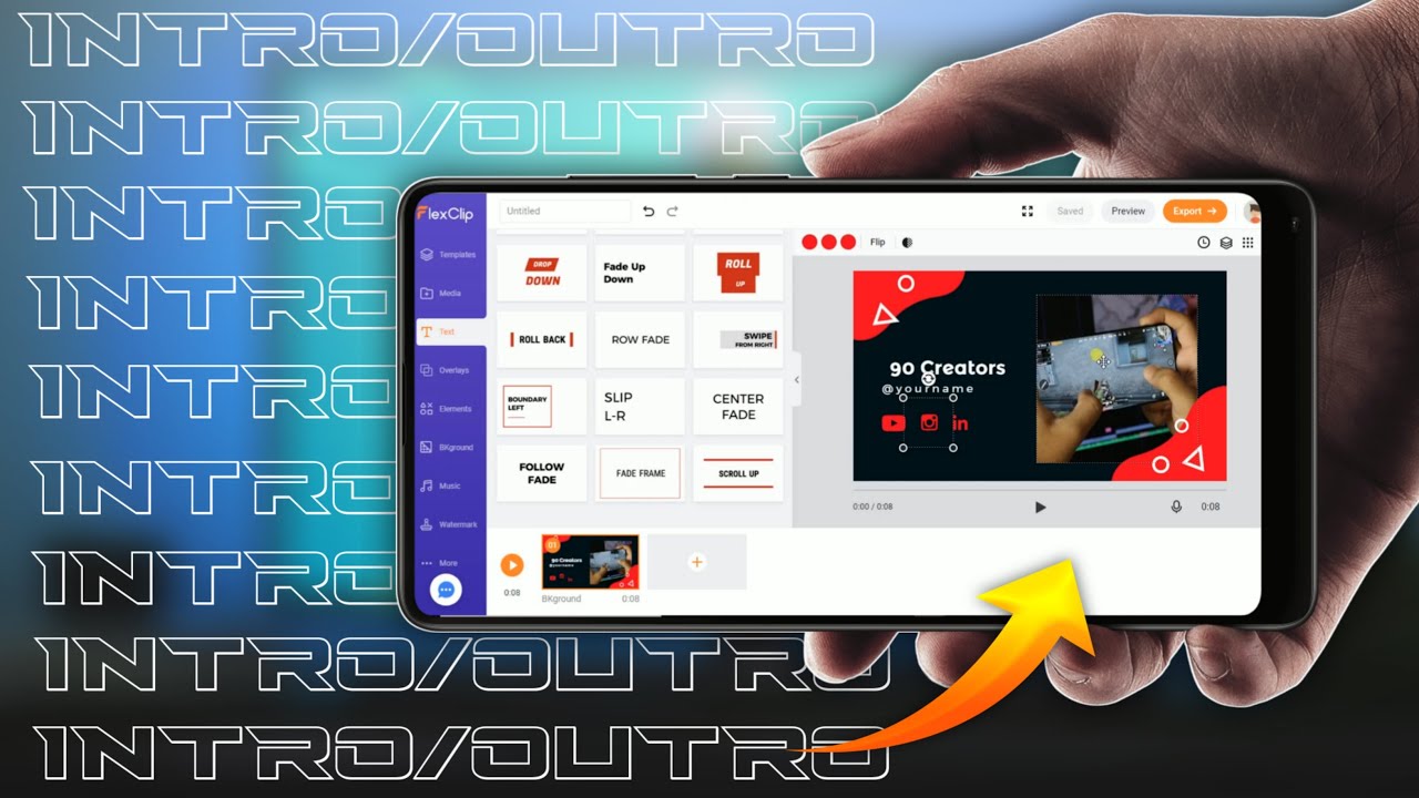How to make YouTube channel Intro & Outro for YouTube channel Online ...