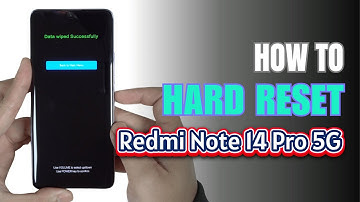 How to Hard Reset Xiaomi Redmi Note 14 Pro 5G | Removing Password Unlock