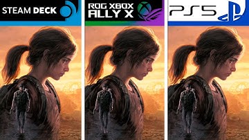 The Last of Us Part I ROG Xbox Ally X - PS5 - Steam Deck | Graphics Comparison
