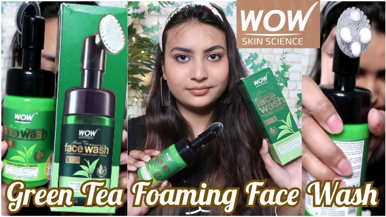 wow face wash green tea
