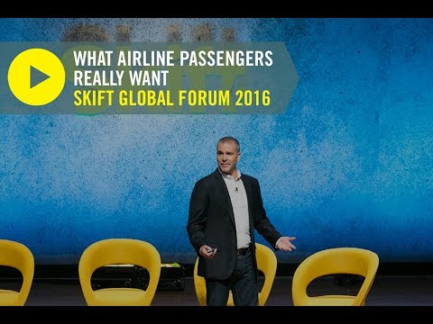 Routehappy CEO Robert Albert at Skift Global Forum 2016