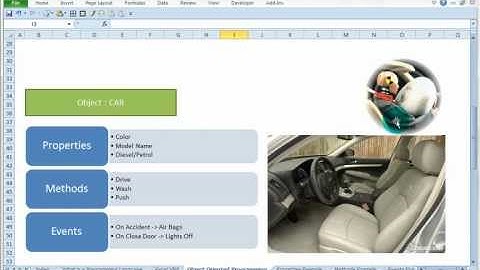 #3.2 - Excel VBA Object oriented programming