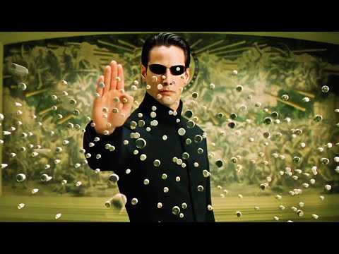 شخص بيكتشف انه عنده قوه خارقه وبيتحكم في اى حاجه وكله بيدور عليه بس محدش بيقدر عليه The Matrix