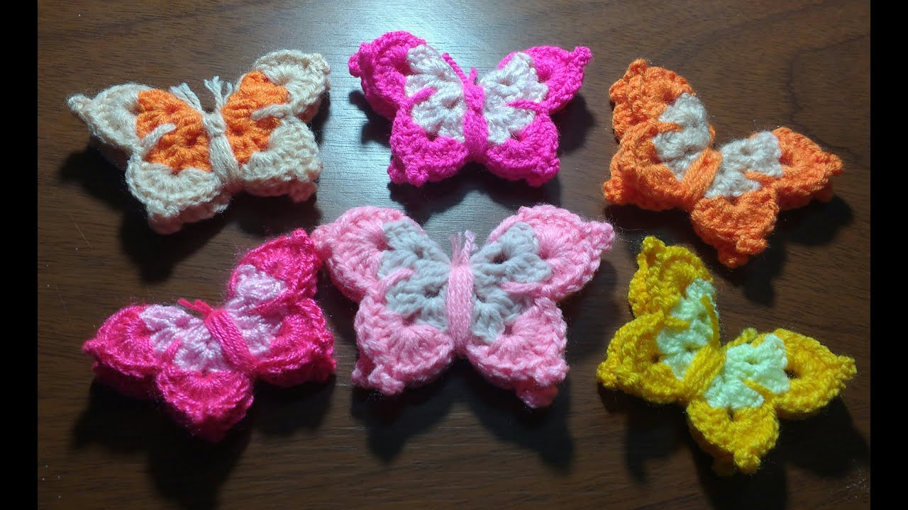 MARIPOSA A CROCHET