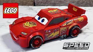 Lego Speed Champions 77255 Lightning Mcqueen Unboxing And Speed Build