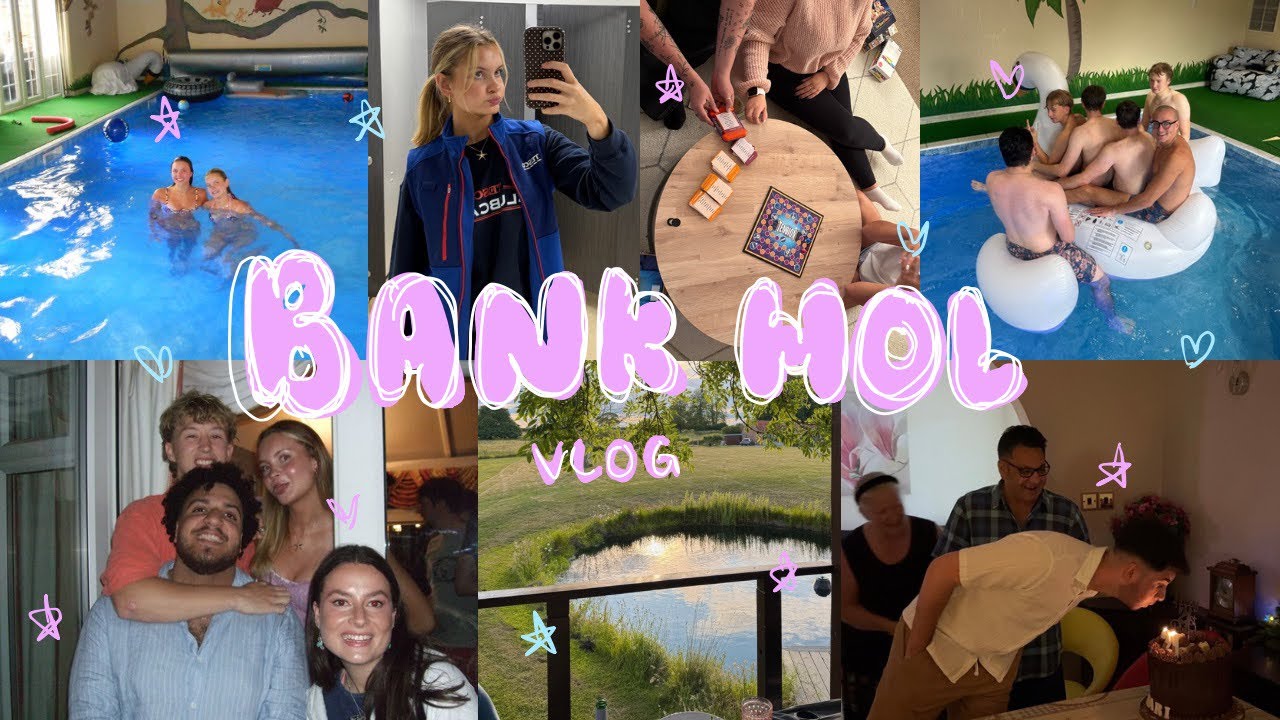 BANK HOLIDAY WEEKEND VLOG!🕺⭐️🪩👙 pool party, games night +family bbq