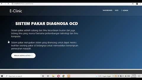 Sistem Pakar Metode Forward Chaining Berbasis Web