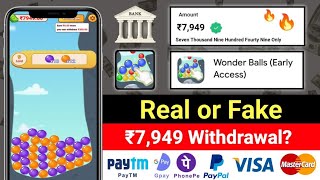 Wonder Balls Real or Fake - Wonder Balls Withdrawal - Wonder Balls Game - Wonder Balls