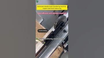 Double head chamfer, double efficiency: Explore automatic chamfer controlled by dual servo motors