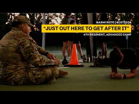 "Just Out Here To Get After it" | 4th Regiment, Advanced Camp | CST 2026