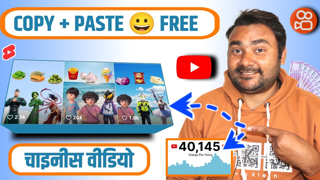No Face & Voice/ सिर्फ Copy Paste करके 🤑 || How to YouTube by Copy ...