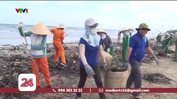 Lượng rác khổng lồ tấn công bãi biển Vũng Tàu | VTV24