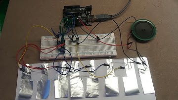 Arduino paper piano (with foil)