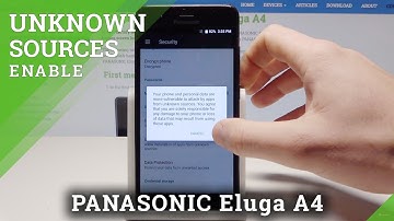 How to Enable Unknown Sources in PANASONIC Eluga A4 - App Installation