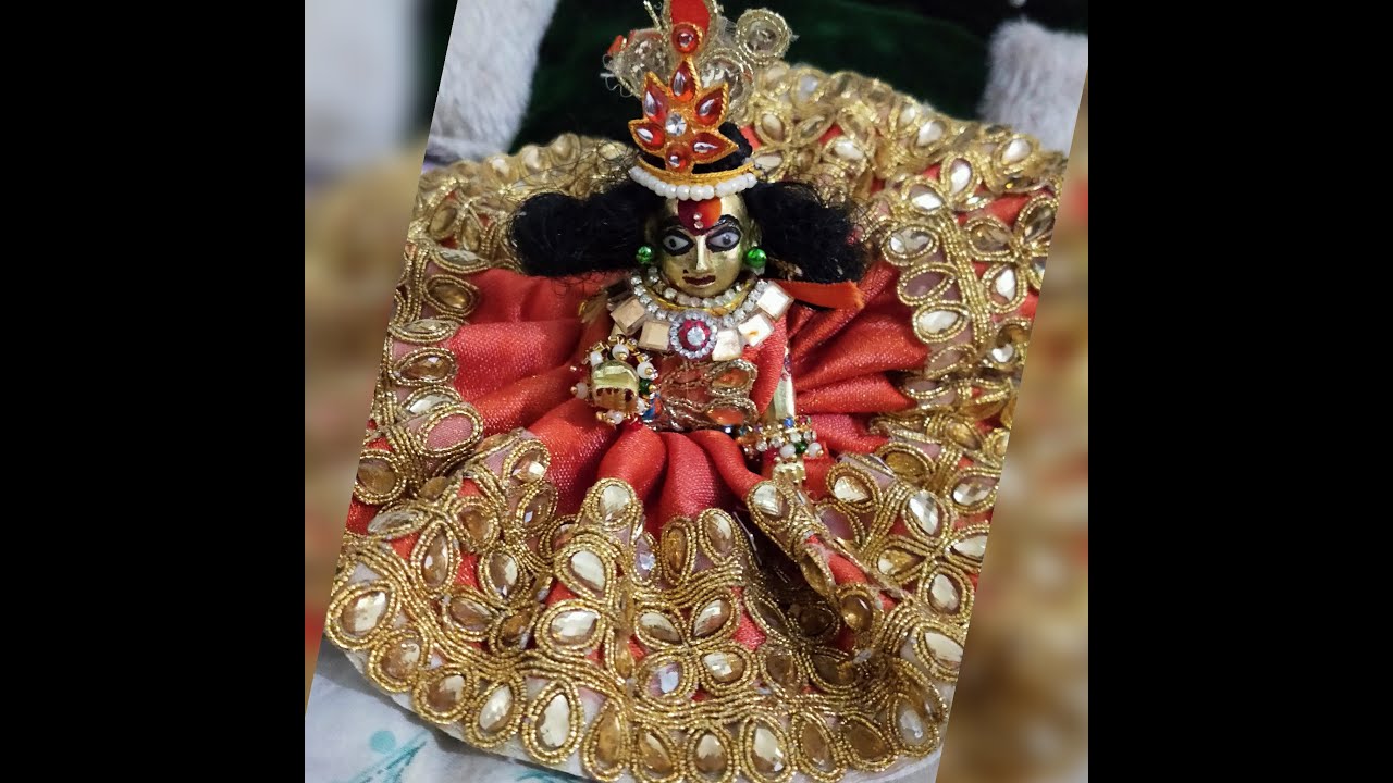 🌺🧥How to make Laddu Gopal dress//Janmashtami special/heavy dress step
