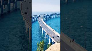 Dalian's Stunning Xinghai Bay Bridge 🇨🇳 请 Like, Share 和 Subscribe 订阅 🇨🇳 #dalian #bridgeengineering