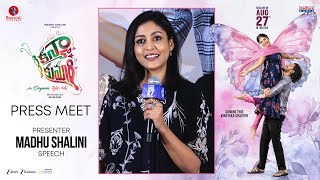 Actress Madhu Shalini Speech | Kanyakumari Movie Press Meet | radical pictures