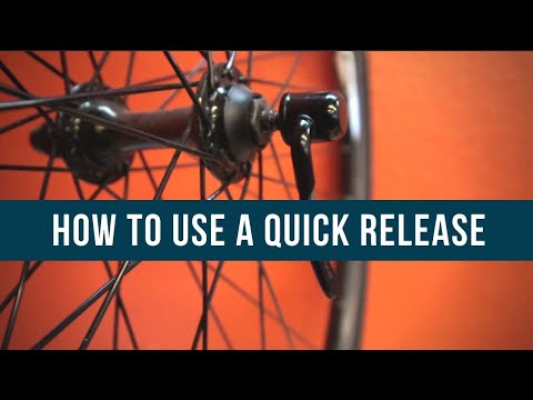 Safely Install Your Bicycle Wheel - How to use a quick release wheel skewer