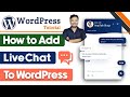 How to Add Live Chat to Your WordPress Website | WordPress Tutorial | Learn WordPress