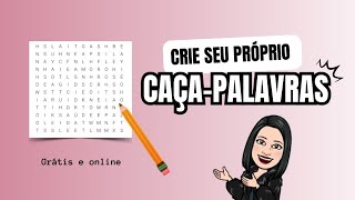 Como Criar um Caça-palavras Utilizando o Canva