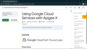 Using Google Cloud Services with Apigee X | #qwiklabs | #GSP845 #CLI