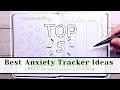 TOP 5 BEST ANXIETY TRACKER IDEAS FOR BULLET JOURNAL