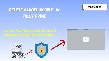 Delete & Cancel Module In Tally Prime  | No Delete, No Cancel, No Duplicate, No Alter