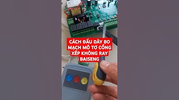 Bo mạch Motor cổng xếp không ray Baiseng, Lắp đặt Cung cấp Phụ kiện Mô tơ Cổng xếp, cửa cuốn giá sỹ