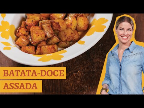 Batata-doce assada com alho e páprica | Receita Panelinha | Com Rita Lobo